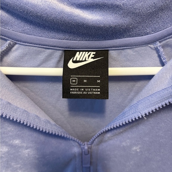 Nike Women's Light Purple Zip-Up Hoodie - Picture 3 of 6